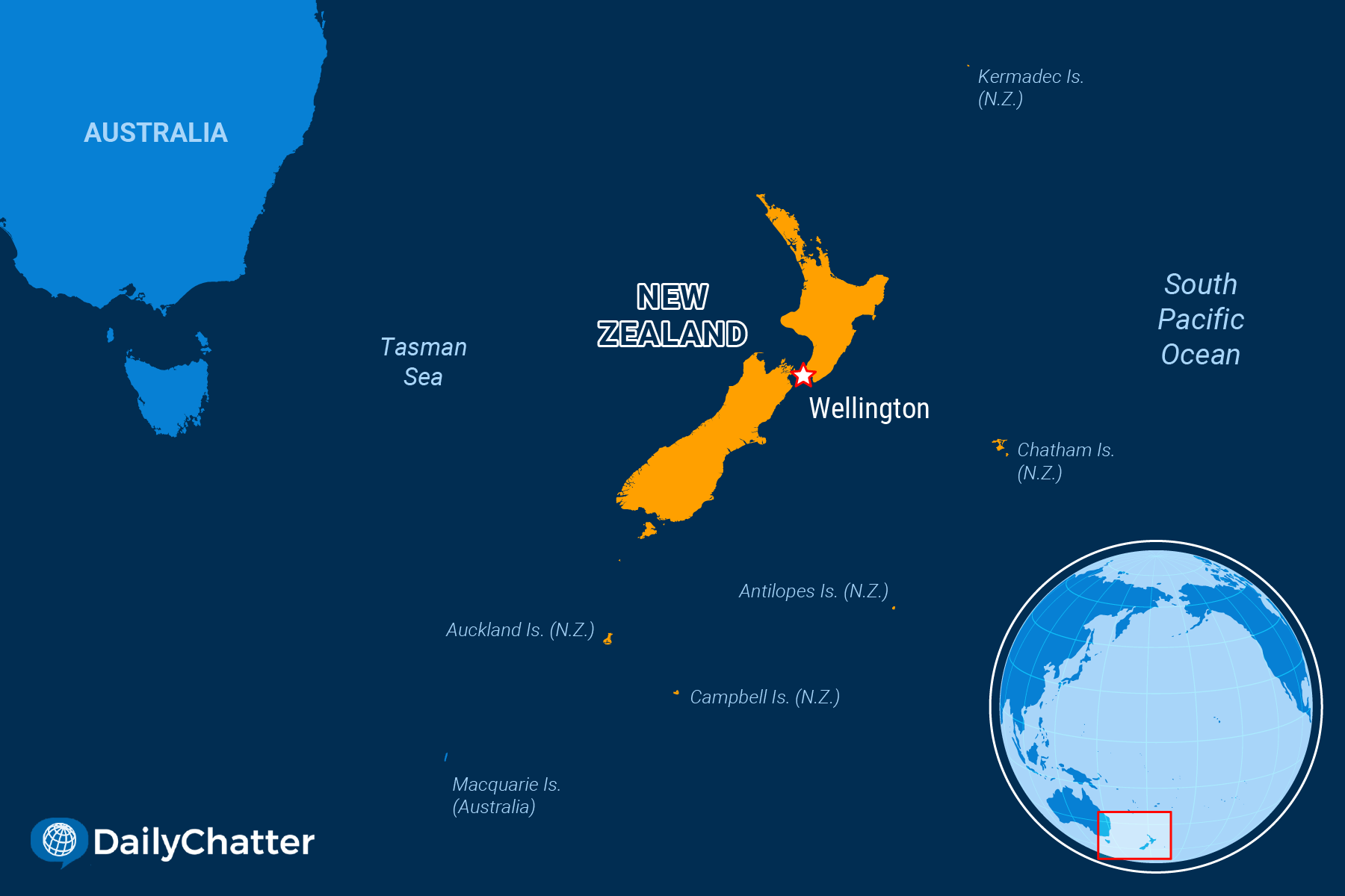 New Zealand Map